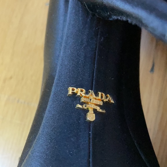Prada high heel with black satin bow - Picture 5 of 8